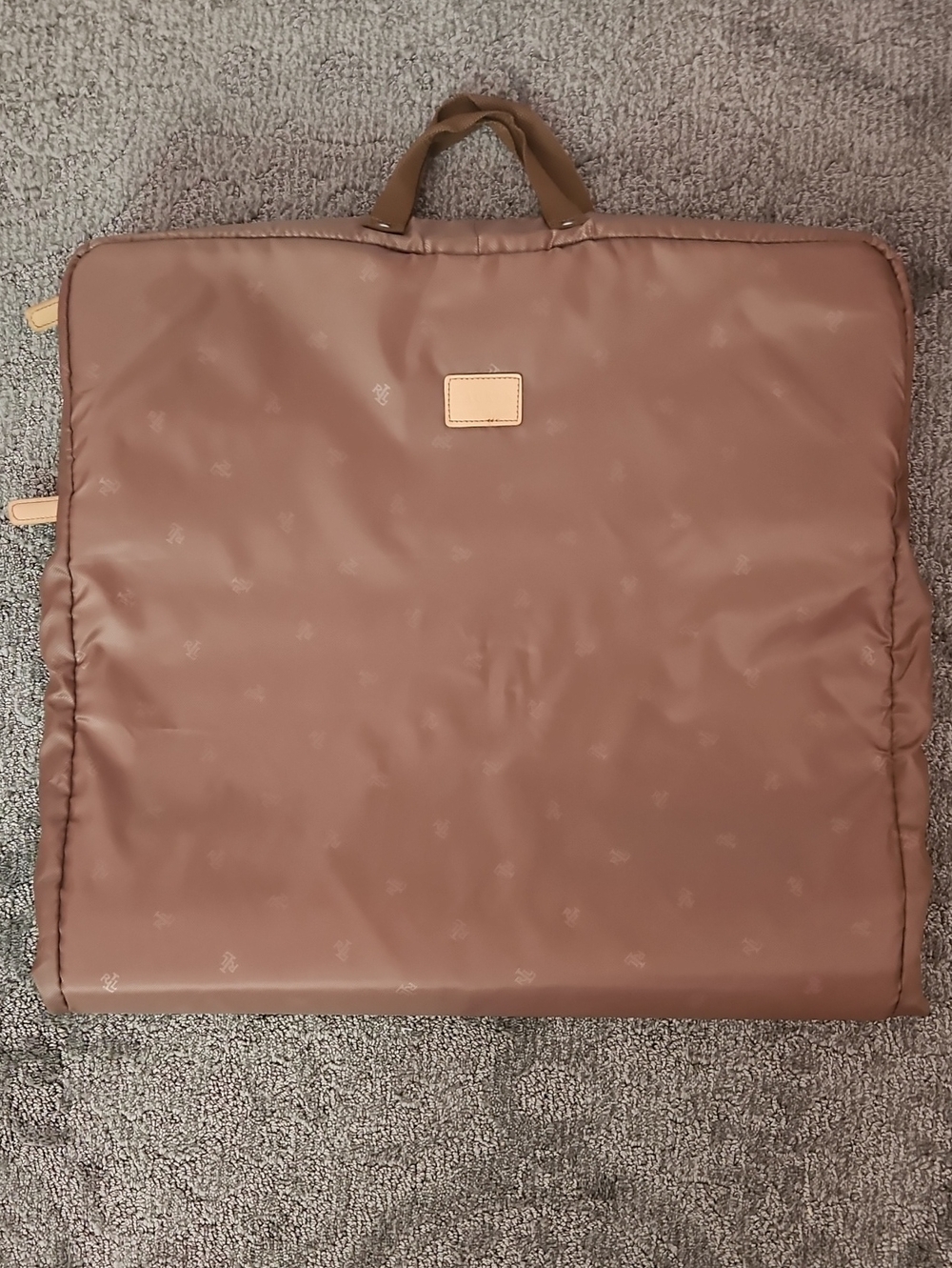 Lauren Ralph Lauren Garmet Bag - Tan